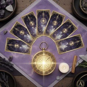 spread 7 kartu asmara chariot perjalanan jiwa